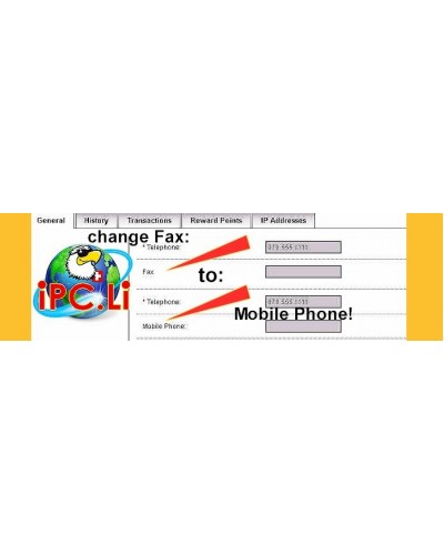 Easy Replace Fax Name with Mobile Number Name or Else